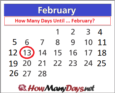 How Many Days Until 13th February 2018? » UNTİLDAYS